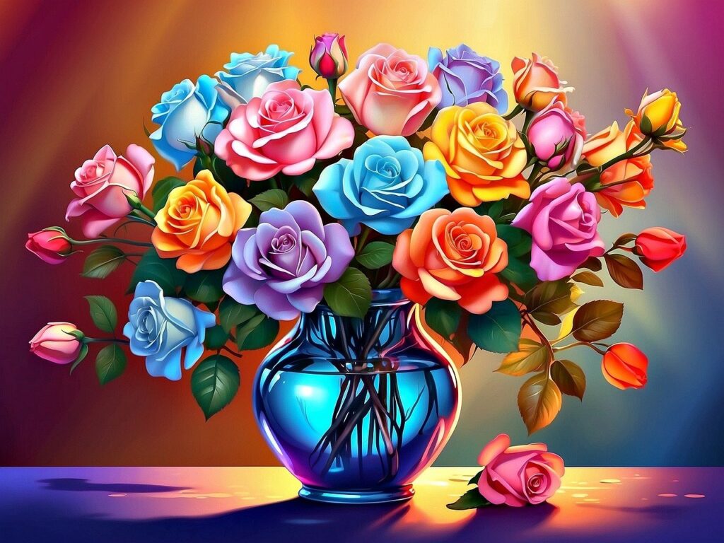 ai generated, roses, vase-8466443.jpg